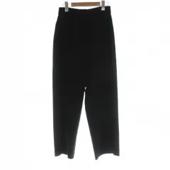 エイチ ビューティーアンドユース H BEAUTY&YOUTH DOUBLE CLOTH TAPERED PANTS パンツ S 黒 ブラック 無地 フルレングス /AB ■SH