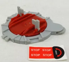 【中古】おもちゃ 転車台セット 「カプセルプラレール きかんしゃトーマスとなかまたち ハロルドとダック、メイビス編」 