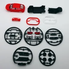 【中古】ミニカー フレームレッド 「Honda 1/64 CIVIC TYPE R(FL5)コレクション」