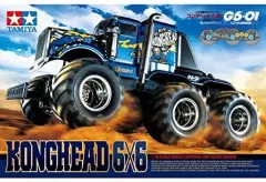 【中古】ラジコン ラジコン 1/18 コングヘッド6×6 G6-01シャーシ 「電動RCカーシリーズ」 組み立てキット [58646]のサムネイル