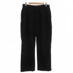 ウィゴー WEGO パンツ M 黒 ブラック コーデュロイ ワイドシルエット タック /NU ■ECF004