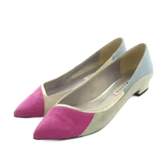 ダイアナ DIANA パンプス ポインテッドトゥ ローヒール 23.0cm マルチカラー /MI ■OS