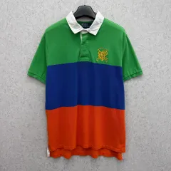 110 ポロラルフローレン ビックロゴ メンズ 半袖 ラグビーシャツ