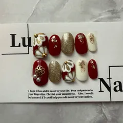 現品限り　成人式ネイルチップ　成人式ネイル　成人式　結婚式　前撮りネイルチップ　ね