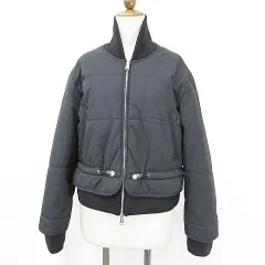 ディーゼル DIESEL ジャケット ブルゾン ボンバージャケット 中綿ジャケット ジップアップ ブラック 黒 S