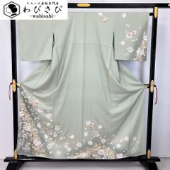 色無地 藍碧色 縮緬 トールサイズ しつけ糸 K-5897 色無地 藍碧色 縮緬 トールサイズ しつけ糸 K-5897の通販 by リユース