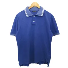 バーニーズニューヨーク BARNEYS NEW YORK ポロシャツ 半袖 M 青 ブルー のサムネイル