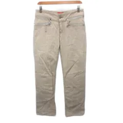 ヴィヴィアンウエストウッドレッドレーベル Vivienne Westwood RED LABEL デニムパンツ ジーンズ ローライズ ロゴジップ ジップ ストレート 2 ベージュ 7191M ■IBO90のサムネイル