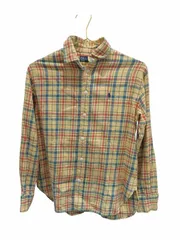 ポロ バイ ラルフローレン Polo by Ralph Lauren 長袖 シャツ チェック イエロー XS