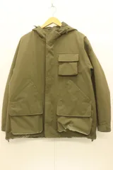 【中古】 GU メンズナイロンジャケット S パデッドシェルパーカ GU x ENGINEERED GARMENTS S カーキ