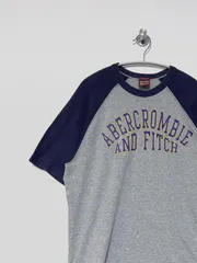 【Abercrombie & Fitch】90-00s S/S ラグランTシャツ XL アバクロ ヴィンテージ 古着