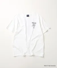 YALE HEAVY WEIGHT T-SHIRT 厚手 6.6oz クルーネック ユニセックス コットン100% 半袖 厚手Tシャツ/6.6オンスTシャツ/クルーネックTシャツ/キャラクタープリント/春服/夏服/ストリートファッション/YALEロゴシャツのサムネイル