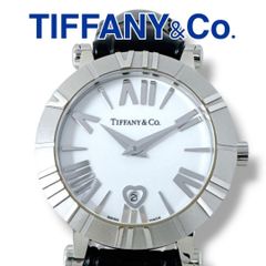 ティファニー アトラス Z1300 革ベルト ホワイト レディース 腕時計 美品 楽天市場】TIFFANY&Co. ティファニー Z1300.11.11A20A41A ホワイト