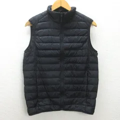 n■ユニクロ/UNIQLO ウルトラライトダウンベスト■黒【メンズM 】men's/7【中古】