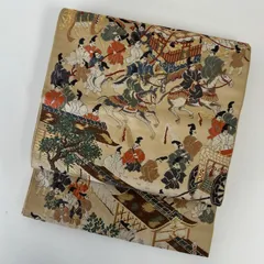 丸帯 アンティーク 唐織 平安 素敵な加工 正絹 着物 MA-6155