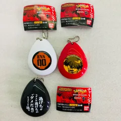 【未使用品】【3点セット】新世紀エヴァンゲリオン サウンドロップ 碇シンジ 逃げちゃダメだ！ 惣流・アスカ・ラングレー綾波レイ ボイス付きキーホルダー ストラップ ガシャポン カプセルトイ ガチャ バンダイ BANDAI