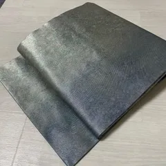 名古屋帯 引き箔の上品なデザイン 九寸 正絹 着物 X-531
