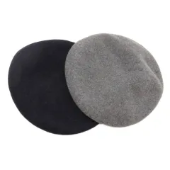 ユニクロ UNIQLO INES DE LA FRESSANGE PARIS ウール ベレー帽 2個セット グレー ネイビー ■GY12のサムネイル