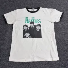 FREAK'S STORE ビートルズ リンガー フォト 半袖Tシャツ