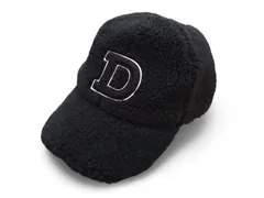 DOUBLE STANDARD CLOTHING ボアキャップ Dロゴ ブラック フリーサイズ レディース メンズ兼用のサムネイル
