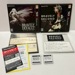 ☆ニンテンドー 3DS ソフト 2つセット☆ブレイブリーデフォルト ブレイブリーセカンド ケース付き☆のサムネイル