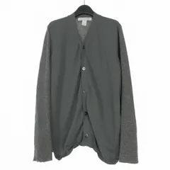コムデギャルソンシャツ COMME des GARCONS SHIRT fully fashioned gauge 12 切替 ニットカーディガン セーター XL グレー FJ-N014のサムネイル