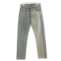 エムエムシックス メゾンマルジェラ MM6 Maison Margiela 24SS 5ポケット コントラストジーンズ デニムパンツ ジーパン Gパン ボタンフライ 30 青 ブルー SH0LA0006 /AN29 ☆AA★のサムネイル