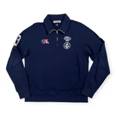 BOAT HOUSE ボートハウス 刺繍入り ハーフジップ スウェット トレーナー C/3/ネイビー/LOVE ENCORE FOR THE FANS