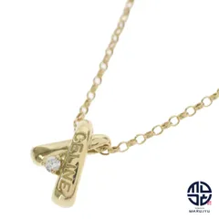 CELINE セリーヌ 750YG K18 18金イエローゴールド ダイヤ0.04ct Xモチーフ ネックレス ジュエリー アクセサリー ブランド ヴィンテージのサムネイル