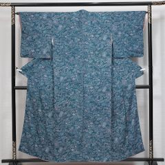 正絹単衣小紋 落款入り 未使用 トールサイズ - メルカリ