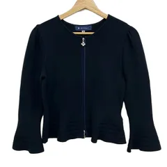 M'S GRACY(エムズグレイシー) ブルゾン サイズ38 M レディース - ネイビー 七分袖/ジップアップ/春/夏のサムネイル