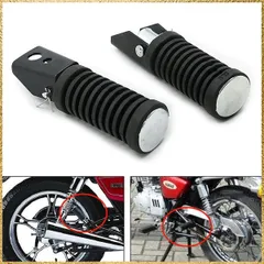 ☆ 무료 배송 ☆ 좌우 세트 알파 라이더 일반 사용 좌우 세트 리어 탠덤 스텝 바 페달 혼다 GS125 GN125 캡 가와사키 Z400FX 제퍼 ZXR400 바하 미니 바이크 등에 적합 오토바이