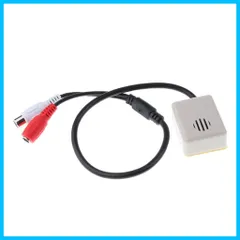 調整可能 CCTV カメラ マイク オーディオ サウンドモニター RCA 3.5mm コネクタ