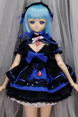 60cm bjd【DD・Dy・AZO2】レースのビスチェドレスセット ブルー Angel pafaitのサムネイル