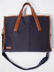 Paul Smithポールスミス ナイロン×レザー 2WAYビジネスバッグ ブリーフケース【-】【MBGA76308】