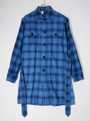 N.HOOLYWOODエヌハリウッド チェックコットンロングシャツガウン【36】【MSHA78264】のサムネイル