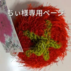 ちぃ様　専用ページ。オーマ・ロー　ペットのハミガキおもちゃ　トマト