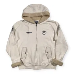 CAPTAIN SANTA キャプテンサンタ YACHT CLUB ボア付き スウェット パーカー ジャケット L/ホワイト/ジョイマークデザイン/日本製のサムネイル