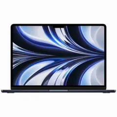 【中古-非常に良い】Macbook Air M2 16GB 256GB US ミッドナイト ［13.6型 /Mac OS /Apple M2 /メモリ：16GB /SSD：256GB /英語版キーボード］のサムネイル