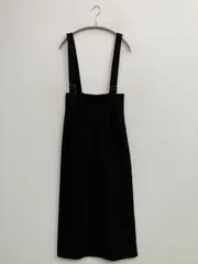 PAGEBOY ページボーイ ジャンパースカート F ブラック 無地 ロング・マキシ丈 タイト