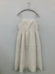 Fashion ファッション ワンピース ホワイト 袖なし その他総柄 ロング・マキシ丈 フレア