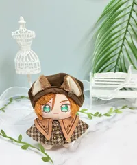 10cm　12cm　ぬい服　ケモ耳　探偵　マント　ぬいぐるみ服　ちびぐるみ着せ替え　いつぬい　ぬい活【新品、未使用】