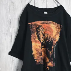 【入手困難】00s Vintage 古着 Tレックス ティラノサウルス 恐竜 プリント 半袖Tシャツ #1053