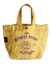 【新着商品】[ＭＯＮＯ　ＲＡＮＣＨ] キャンバストート お散歩バッグ【可愛い 犬柄プリント】 綿100％《軽量/ペットボトルホルダー/ポケット/収納》手提げ 手持ち コットン 多機能 犬 犬用 ペット トートバッグ キャンバストート お散歩バック アウトドア