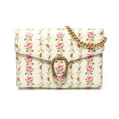 グッチ GUCCI デュオニソス チェーンショルダー フラワー レザー ショルダーバッグ【中古】 GUCCI グッチ ショルダーバッグ デュオニソス チェーンショルダー