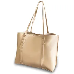 【新品】 [アズルテ] バッグ レディース ショルダー バッグ ハンドバッグ 鞄 仕事 大人 肩掛け カバン 174 ベージュ