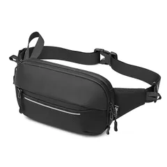 【新品】 [TOSEICO] ウエストポーチ メンズ ボディバッグ 拡張機能付き ショルダーバッグ レディース 大容量 ウエストバッグ 撥水加工 セキュリティポーチ 旅行 斜めがけバッグ 防水 仕事用 通学 ランニングポーチ black3 1