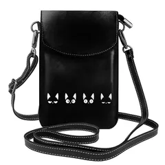 【新品】 [FURONGA] 猫 ネコ スマホポーチ レディース ショルダーバッグ 斜めがけ 携帯ポーチ 可愛い 軽量 スマホポシェット 人気 かわいい 財布 ミニポーチ プレゼント (11) 1