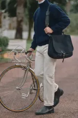 ポーター x マーガレットハウエル クロスバック ブラック