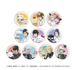 ホログラム缶バッジ「家庭教師ヒットマンREBORN!×SANRIO CHARACTERS 